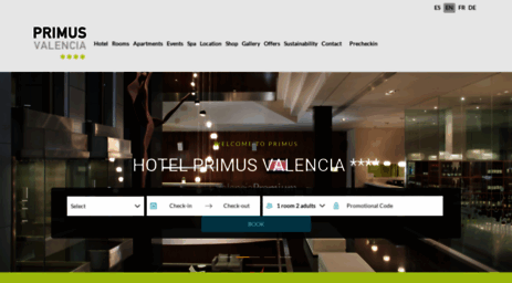 hotelprimusvalencia.com