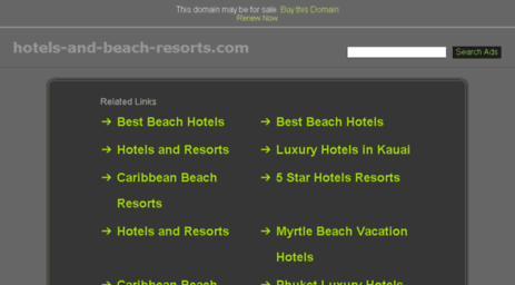 hotels-and-beach-resorts.com