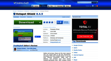 hotspot-shield.findmysoft.com