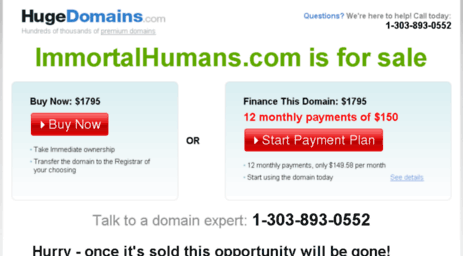 immortalhumans.com