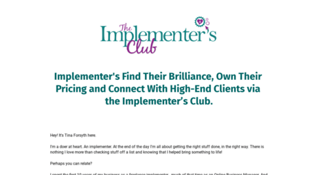 implementersclub.com