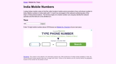 Mobile no indian Mobile Number