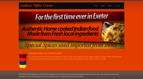 indiantiffinexeter.co.uk
