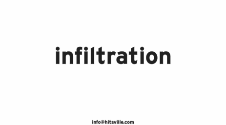 infiltration.com