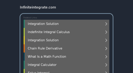 infiniteintegrate.com