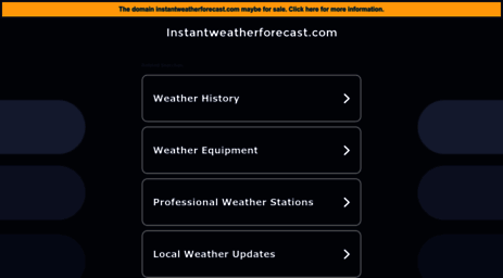 instantweatherforecast.com