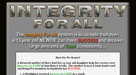 integrityforall.com