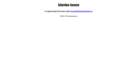 interviewincome.com