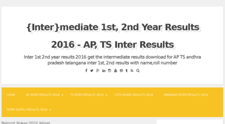 interyearresults2016.in