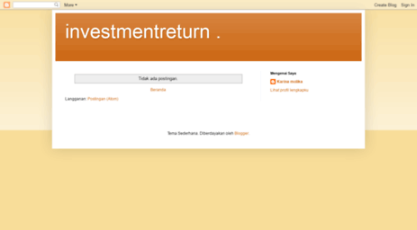 investmentreturn.blogspot.nl