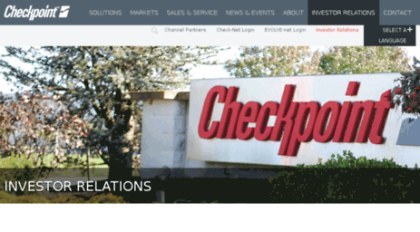 ir.checkpointsystems.com