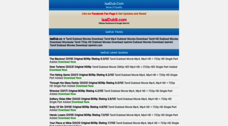 Visit Isaidub9.com - IsaiDub.com | Tamil Dubbed Movies Download.