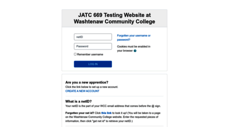 Visit Jatc669.wccnet.edu - JATC 669 Testing Website at Washtenaw ...