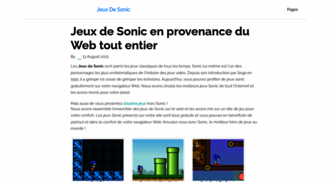 jeuxdesonic.fr