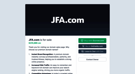 jfa.com