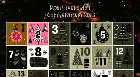 joulukalenteri.positiivarit.fi