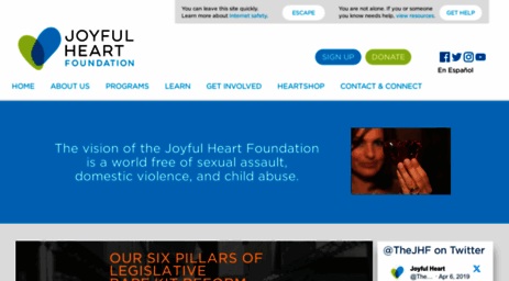 joyfulheartfoundation.org