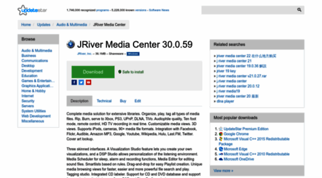 jriver-mediacenter-v170147.updatestar.com