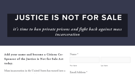 justiceisnotforsale.com