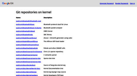kernel.googlesource.com