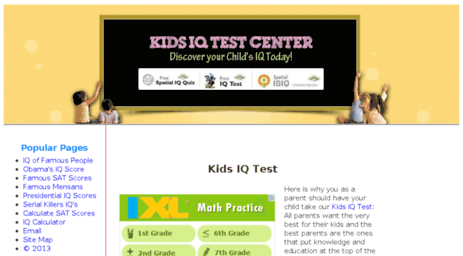 kids-iq-tests.com