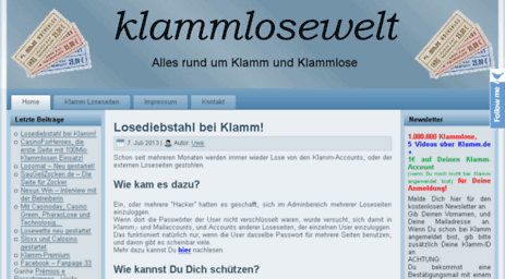klammlosewelt.de