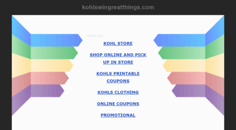 kohlswingreatthings.com