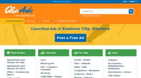 kowlooncity.clicads.com.hk