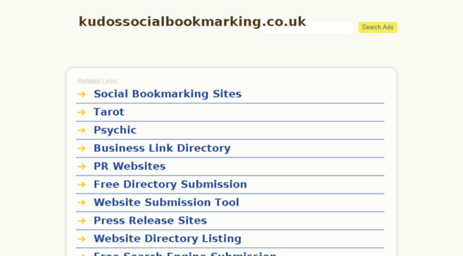 kudossocialbookmarking.co.uk