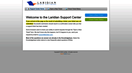 laridian.supportsystem.com