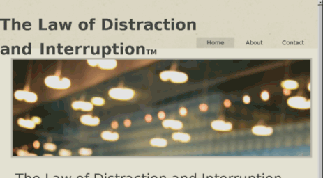 lawofdistractionandinterruption.com