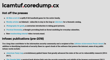 lcamtuf.coredump.cx