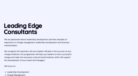 leadingedge-consultants.co.uk