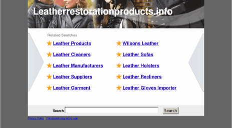leatherrestorationproducts.info