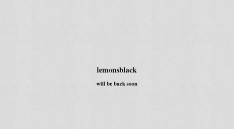 lemonsblack.com