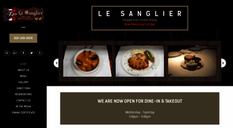 lesanglierrestaurant.com