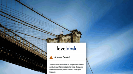 leveldesk.onelogin.com