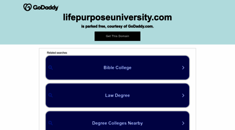 lifepurposeuniversity.com