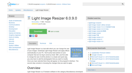 light-image-resizer.updatestar.com