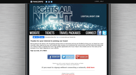 lightsallnight.fancorps.com