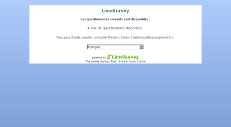 limesurvey.planet.fr
