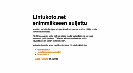 lintukoto.net