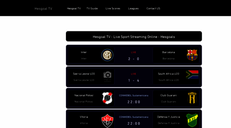 Visit Live.hesgoaltv.io Hesgoal TV Live Sport Streaming Online