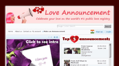 loveannouncement.in