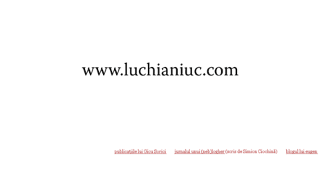 luchianiuc.com