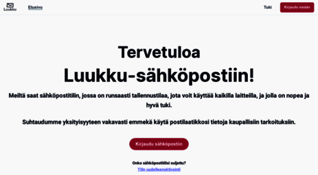 Visit  - Luukku – Email service.