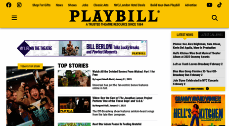 Playbill: Broadway, Off-Broadway, London News, Listings and Tickets