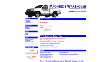 mackenziewarehouse.com