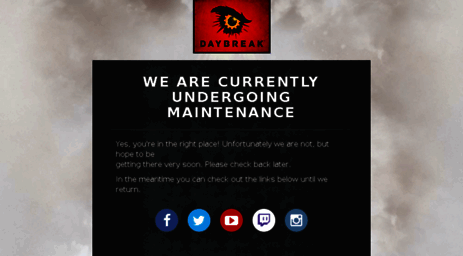 maintenance.daybreakgames.com