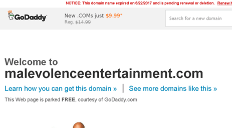 malevolenceentertainment.com
